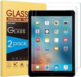 img 4 attached to 💯 Sparin 2 Pack iPad 6th Generation/iPad Pro 9.7 Tempered Glass Screen Protector - Ultimate Protection for Your Device!