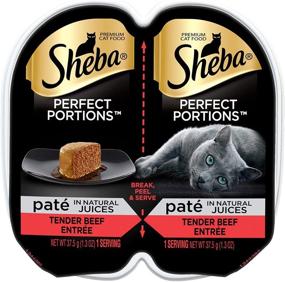 img 1 attached to 🐱 Sheba 2.6OZ Beef Food Pack of 6 - Delicious & Convenient Cat Food Options