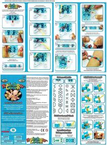 img 1 attached to Rainbow Loom Crafting Kit: Loom, Metal Hook, Mini Loom, 🌈 600 Rubber Bands + 24 Clips – Ultimate DIY Bracelet Making Set