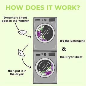 img 2 attached to 🌿 Dreambly Natural Laundry Detergent Sheets - Organic Hypoallergenic 6-in-1 Solution for Washer and Dryer: Detergent, Stain Remover, Whitener, Brightener, Fabric Softener, Anti-Static - One-N-Done | 40 Sheets, 1 Pack