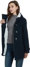 img 2 attached to VOGRYE Fashion Outdoor Blended Black2 Thicker Women's Clothing and Coats, Jackets & Vests