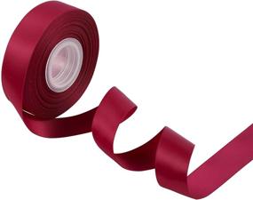 img 2 attached to 🎀 1.5" x 25 Yard Satin Ribbon Rolls - Satin Fabric Ribbon for Embellishments, Christmas Bows, Crafts, Gifts, Parties, Weddings, Garlands, Decor, Wine