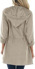 img 1 attached to Imily Bela Jackets Drawstring Pockets Women's Clothing and Coats, Jackets & Vests
