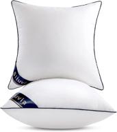 🛋️ набор из 2 siluvia 18x18 вставки для подушек - 18-дюймовые декоративные вставки для дивана с 100% хлопковыми чехлами - набор вставок для подушек на диван (2 штуки) логотип