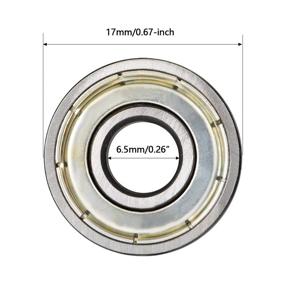 img 3 attached to Подшипник NGe 697 ZZ Подшипники 6 5X17X5Mm