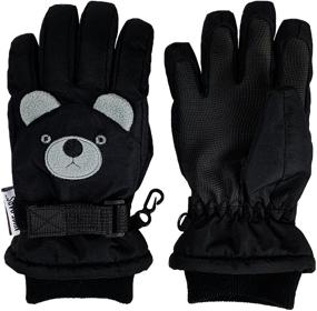 img 4 attached to 🧤 N'Ice Caps Little Kids: Squeaky Sound Cute Animal Face Waterproof Gloves - Perfect for Fun and Safety!