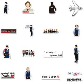 img 1 attached to 🎭 Criminal Minds Stickers - 50pcs Vinyl Waterproof TV Show Decal Pack for Laptop, Skateboard, Bumper, Cars, Computers - Cool Teens & Adults Decorations