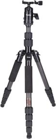 img 3 attached to Rollei Compact Traveler No. 1 Carbon - Ultra-Lightweight Travel Tripod (2.16 lb) - Arca Swiss Compatible - Monopod Function - Carbon - Black