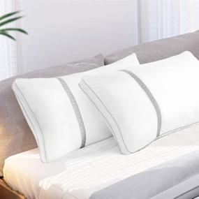 img 4 attached to Альтернативные гипоаллергенные подушки BedStory для сна