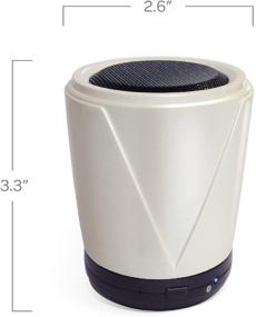 img 1 attached to 🔊 AT&T Hot Joe: White Portable Wireless Speaker for Smartphones- Convenient Retail Packaging