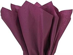 img 4 attached to 🎁 Burgundy Tissue Paper 20x30 - 48 Sheets Pack | Premium Quality | Gift Wrap, Crafts, Decorations | A1 Bakery Supplies | Made in USA