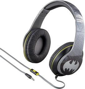 img 4 attached to 🦇 iHome eKids Batman On-Ear Headphones with Built-in Microphone (Ri-M40BM.FXv7)