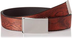 img 1 attached to Buckle Down Mens Grain Cherry Wide Fits