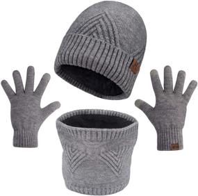 img 4 attached to 🎄 Warm up this Winter with Maylisacc Christmas Men's Accessories: Touchscreen Gloves and Scarves