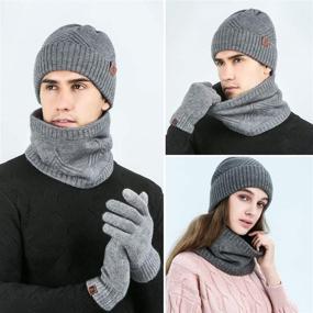 img 3 attached to 🎄 Warm up this Winter with Maylisacc Christmas Men's Accessories: Touchscreen Gloves and Scarves