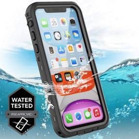 img 2 attached to 📱 Ultimate Protection for Your iPhone 11: Waterproof Case with Full Body & Screen Protector - Shockproof, Dustproof, Dirtproof - IP68 Heavy Duty Case - Clear - 6.1inch