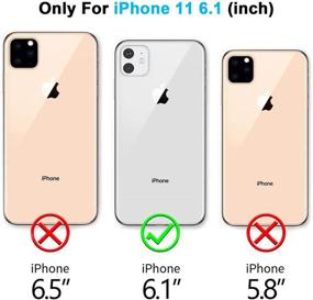 img 3 attached to 📱 Ultimate Protection for Your iPhone 11: Waterproof Case with Full Body & Screen Protector - Shockproof, Dustproof, Dirtproof - IP68 Heavy Duty Case - Clear - 6.1inch