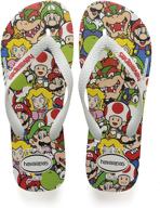 сандалии для детей havaianas mario bros - детская обувь унисекс логотип