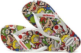 img 3 attached to Сандалии для детей Havaianas Mario Bros - детская обувь унисекс