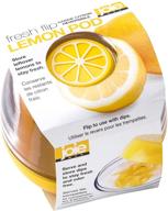 🍋 keep your lemon fresh with the joie fresh flip lemon saver pod, yellow логотип