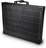 🌞 черный портативный портфельный солнечный панель - nature power 55702, 120w логотип