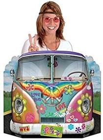 img 2 attached to Captivating Hippie Bus Photo Prop: Brighten up your Pictures with Groovy Vibes!