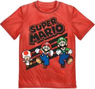 🎮 super squad nintendo boys' mario clothing logo