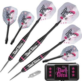 img 4 attached to 🎯 Viper Vanity Steel Tip Darts with Storage/Travel Case: Dart Diva, 22 Grams - Perfect Choice for Stylish Dart Players!