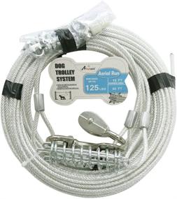 img 4 attached to 🐶 Petest Heavy Duty 60ft Trolley Runner Cable: Perfect for Dogs Up to 125 Pounds