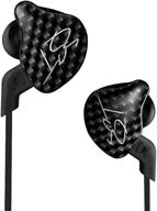 kz zst earbuds dynamic hybrid dual driver in ear earphones - black (no mic) logo