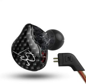 img 3 attached to KZ ZST Earbuds Dynamic Hybrid Dual Driver in Ear Earphones - Black (No Mic)