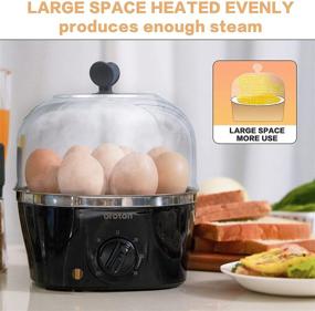 img 1 attached to 2021 Oroton Rapid Egg Cooker: Stainless 🥚 Steel, 9 Egg Capacity, Auto Shut-Off, Timer Settings