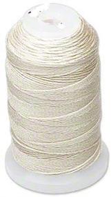 img 1 attached to 🧵 High-quality Simply Silk Beading Thread Cord Size E Ecru - 0.0128 Inch - 0.325mm - Spool 200 Yards: Perfect for Stringing, Weaving, and Knotting Projects