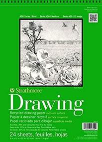 img 2 attached to 📒 Strathmore 400 Series Recycled Drawing Pad, Medium Surface, 11"x14" Wire Bound, 24 Sheets - Enhanced SEO