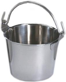 img 1 attached to 🔒 Lindy's 2-qt Stainless Steel Pail Silver: Durable and Convenient Storage Solution