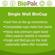 🌱 biocup compostable 8 oz coffee cups (1000 pack) | biodegradable, bioplastic lining, carbon neutral - colorful art series design | ideal for office, travel, hotel, restaurant, commercial & business use logo