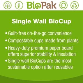 img 3 attached to 🌱 BioCup Compostable 8 oz Coffee Cups (1000 Pack) | Biodegradable, Bioplastic Lining, Carbon Neutral - Colorful Art Series Design | Ideal for Office, Travel, Hotel, Restaurant, Commercial & Business Use
