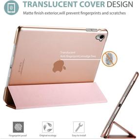 img 2 attached to 📱 ProCase iPad Pro 9.7 Case 2016 (Old Model), Slim Lightweight Stand Smart Case with Translucent Frosted Back Cover for Apple iPad Pro 9.7 Inch (A1673 A1674 A1675) - Rosegold