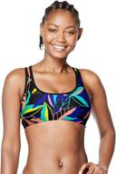 speedo womens swimsuit top bikini sports & fitness logo