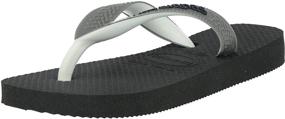 img 4 attached to 👶 Детские черные сандалии Havaianas для мальчиков-младенцев - коллекция обуви для мальчиков-младенцев