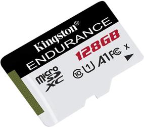 img 3 attached to 💾 Высокопроизводительная карта памяти Kingston High Endurance MicroSD на 128 ГБ для записи видео Full HD 1080P, скорость чтения до 95 МБ/с, флэш-память SDXC (SDCE/128 ГБ)