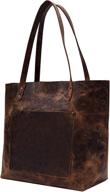 👜 exquisite handmade leather handbag in light brown for women: fashionable handbags & wallets logo