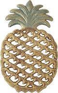 🍍 decorative pineapple trivet made of cast iron логотип