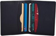 men's leather bifold cardcase wallet - enhancing wallets, card cases & money organizers logo