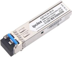 img 2 attached to 🌐 Gigabit Fiber Media Converter (SFP LX Transceiver Included) - Single-Mode LC, Up to 20KM Reach, 10/100/1000Base-Tx to 1000Base-LX Conversion