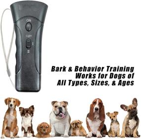 img 3 attached to Electronic Dog Deterrent/Careland Dog Trainer: Stop Barking Dog Repeller Training Tool - Handheld and Portable, Anti-Bark Device (Black)