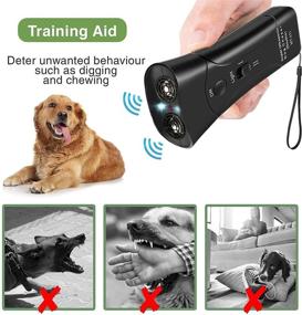 img 1 attached to Electronic Dog Deterrent/Careland Dog Trainer: Stop Barking Dog Repeller Training Tool - Handheld and Portable, Anti-Bark Device (Black)