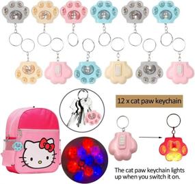 img 1 attached to 84-Piece Meow Cat Party Favors Set - Cat Necklaces, Bracelets, Keychains, Hair Clips, Tattoos, Brooch, Gift Bags - Ideal for Kids Girls Goodie Bags, Birthday Party Supplies