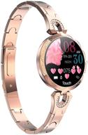 🏋️ ultimate women's smart bracelet: blood pressure & heart rate monitor dress watch for ios & android - an essential fitness tracker logo