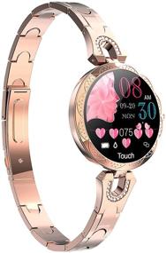 img 4 attached to 🏋️ Ultimate Women's Smart Bracelet: Blood Pressure & Heart Rate Monitor Dress Watch for iOS & Android - An Essential Fitness Tracker